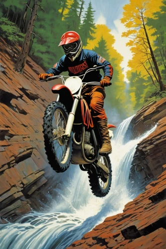 dirtbike,enduro,adventure sports,adventure racing,dirt bike,ktm,motocross riding,motorcross,rally raid,motorcycle tours,motorcycling,motocross schopfheim,motocross,trail riding,off-road,freeriding,yamaha motor company,canyoning,off-road racing,motorbike,Illustration,Retro,Retro 14