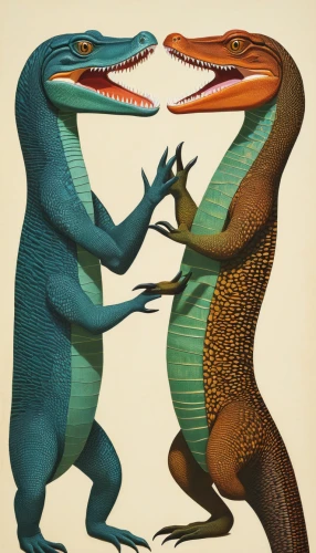 south american alligators,american alligators,side-blotched lizards,reptiles,lizards,komodo dragons,crocodiles,iguanas,young alligators,lithograph,malagasy taggecko,crocodile woman,cool woodblock images,vintage illustration,alligators,true salamanders and newts,komodo,goanna,anthropomorphized animals,moray eels,Art,Artistic Painting,Artistic Painting 08