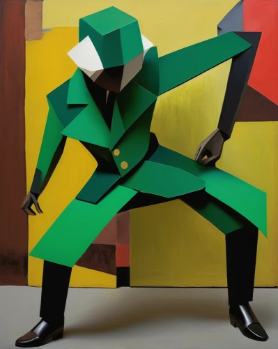 cubism,3d stickman,flagman,3d man,bodypainting,savate,cool pop art,3d figure,abstract cartoon art,patrol,cleanup,kinetic art,paper art,artist's mannequin,construction paper,geometric body,épée,wooden mannequin,polygonal,matrix,Art,Artistic Painting,Artistic Painting 34