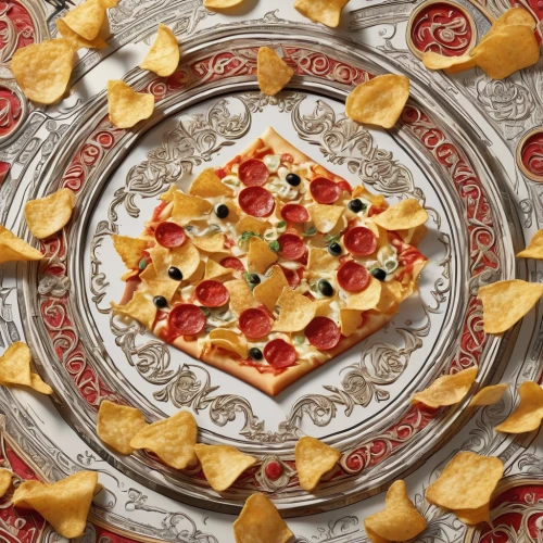 pizza chips,pizza cheese,nachos,sicilian cuisine,farfalle,food collage,italian cuisine,tomato pie,food styling,placemat,pizza topping raw,food photography,dinner tray,antipasta,pizza topping,bascetta star,italian food,tortellini,yellow leaf pie,culinary art,Illustration,Black and White,Black and White 03