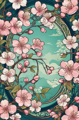 japanese floral background,floral background,japanese sakura background,floral digital background,chrysanthemum background,floral japanese,mandala background,pink floral background,sakura background,pink water lilies,kimono fabric,background pattern,flower background,flamingo pattern,flowers pattern,sakura florals,paisley digital background,floral mockup,art deco background,koi pond,Illustration,Retro,Retro 13