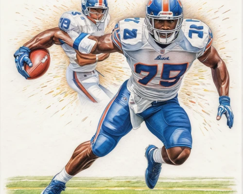 jordan fields,running back,sports collectible,oil on canvas,jack roosevelt robinson,89,gridiron football,ball carrier,bill woodruff,football player,moore,orlovsky,game illustration,steve medlin,baker,sprint football,1986,football autographed paraphernalia,barnett,72,Conceptual Art,Daily,Daily 17