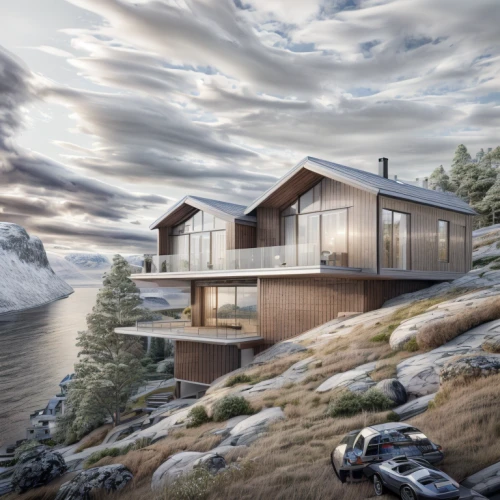 dunes house,house by the water,floating huts,house with lake,the cabin in the mountains,house in mountains,inverted cottage,eco-construction,3d rendering,cubic house,house in the mountains,timber house,cube stilt houses,houseboat,boat house,coastal protection,log home,boathouse,mountain huts,mountain hut