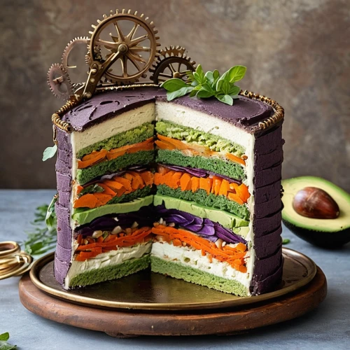 sandwich cake,sandwich-cake,rainbow cake,layer cake,stack cake,rye bread layer cake,taro cake,pastellfarben,cassata,a cake,food photography,culinary art,torta,torta caprese,chocolate layer cake,mixed fruit cake,mandarin cake,wall,slice of cake,torte,Illustration,Realistic Fantasy,Realistic Fantasy 13