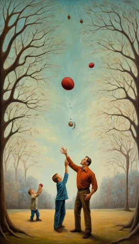 juggling,juggling club,rugby ball,mini rugby,flying disc,touch football (american),touch rugby,bat-and-ball games,juggler,rugby union,playing field,disc golf,juggle,australian rules football,three balls,frisbee golf,ballon,children play,gas balloon,throwing,Illustration,Realistic Fantasy,Realistic Fantasy 40