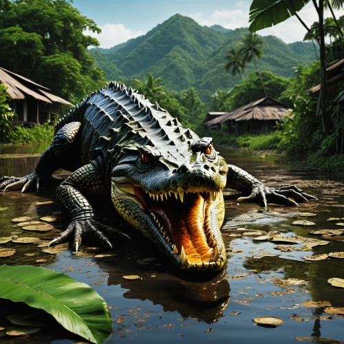 philippines crocodile,south american alligators,west african dwarf crocodile,caiman crocodilus,crocodilian reptile,freshwater crocodile,crocodilian,muggar crocodile,crocodilia,missisipi aligator,real gavial,salt water crocodile,marsh crocodile,crocodile,gator,alligator,iguania,saltwater crocodile,alligator mississipiensis,aligator,Illustration,American Style,American Style 08