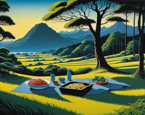 rice terrace,vegetables landscape,mushroom landscape,basotho,ricefield,rice mountain,travel poster,field of cereals,rice fields,rural landscape,picnic,mountain scene,brazilian food,breakfast table,tea field,olle gill,sancocho,yamada's rice fields,farm landscape,bahian cuisine,Illustration,Vector,Vector 09