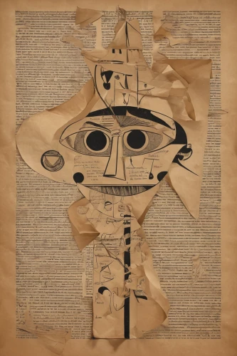 covid-19 mask,recycled paper,nautical paper,day of the dead paper,antique paper,torn paper,kraft paper,wooden mask,paper scroll,crumpled paper,anonymous mask,egyptology,postal elements,newsprint,brown paper,paper art,hieroglyph,paper bag,recycled paper with cell,kitchen paper,Illustration,Black and White,Black and White 25