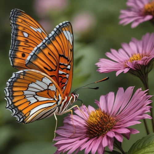 butterfly on a flower,euphydryas,gulf fritillary,viceroy (butterfly),butterfly background,orange butterfly,monarch butterfly,polygonia,dryas julia,limenitis,melanargia,hesperia (butterfly),checkerboard butterfly,brush-footed butterfly,butterfly floral,ulysses butterfly,coenonympha tullia,melanargia galathea,lycaena phlaeas,northern brown argus,Illustration,Black and White,Black and White 01