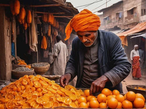 vendor,dried apricots,vendors,vegetable market,tangerines,market stall,jalebi,fruit market,orange trumpet,greengrocer,kathmandu,cape gooseberry,shopkeeper,rajasthani cuisine,the market,market vegetables,india,large market,jaipur,indian sweets,Illustration,Realistic Fantasy,Realistic Fantasy 06