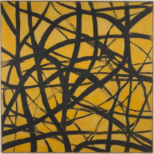 forsythia,yellow and black,abstract painting,yellow line,tangle,yellow wallpaper,yellow background,yellow wall,yellow grass,abstraction,abstracts,yellow mustard,yellow orange,abstract artwork,yellow,yellow light,black yellow,interlaced,abstract art,fibers,Conceptual Art,Oil color,Oil Color 15