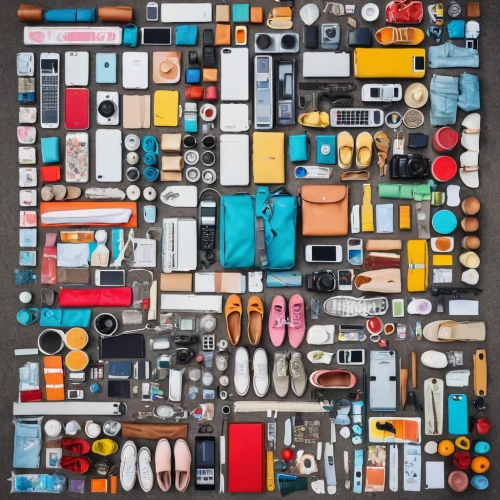 clutter,the living room of a photographer,flat lay,a drawer,objects,summer flat lay,assemblage,organization,pin board,cork board,christmas flat lay,assortment,compartments,suitcases,drawers,fragmentation,suitcase,an apartment,arduino,electronics,Unique,Design,Knolling