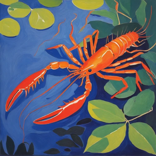 river crayfish,freshwater crayfish,crayfish 1,the crayfish 2,crayfish,spiny lobster,crustacean,american lobster,snow crab,ornamental shrimp,crustaceans,lobster,garlic crayfish,homarus,christmas island red crab,common yabby,freshwater prawns,crab 1,river prawns,crayfish party,Art,Artistic Painting,Artistic Painting 40