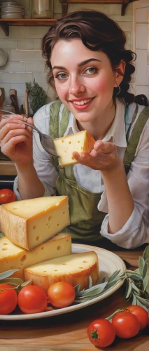 woman eating apple,woman holding pie,gouda,girl with bread-and-butter,girl in the kitchen,romano cheese,emmenthal cheese,gouda cheese,cheese slicer,grilled cheese,cheeses,tomato mozzarella,mozzarella,cheese sweet home,red windsor cheese,emmental cheese,cheese plate,camembert cheese,cheese spread,chef,Conceptual Art,Daily,Daily 15
