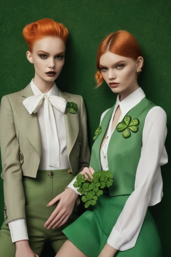 shamrocks,clover jackets,redheads,clovers,lily of the valley,irish,st patrick's day icons,wood sorrel family,lilly of the valley,dutch clover,shamrock,purslane family,saint patrick's day,lily of the field,st paddy's day,garden cress,ginger rodgers,fashion dolls,st patricks day,green oranges,Photography,Fashion Photography,Fashion Photography 01