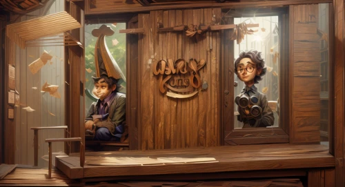 barber shop,cuckoo clock,barbershop,tavern,cuckoo clocks,game illustration,playhouse,shopkeeper,woodwork,brandy shop,puppet theatre,apothecary,the coffee shop,wooden mockup,gold shop,shop-window,the little girl's room,coffee shop,treasure house,wood doghouse