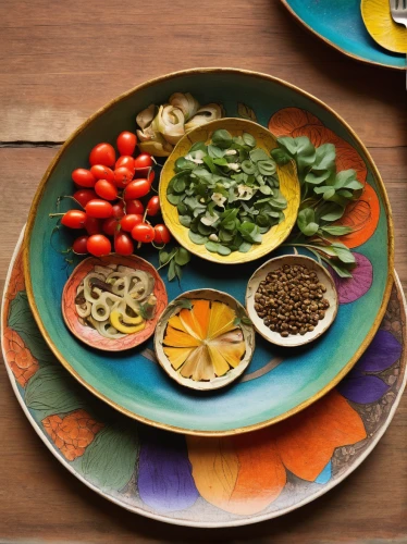 dinnerware set,vintage dishes,colored spices,tibetan bowls,tableware,food styling,serveware,mexican foods,decorative plate,salad plate,latin american food,plate shelf,flavoring dishes,mediterranean cuisine,dishware,tibetan food,tibetan bowl,wooden plate,indian spices,mediterranean diet,Illustration,Retro,Retro 17