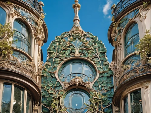 art nouveau,art nouveau design,art nouveau frame,art nouveau frames,gaudí,barcelona,ornate,paris balcony,casa fuster hotel,passeig de gracia,french windows,seville,hotel w barcelona,jewelry（architecture）,french building,balcon de europa,iranian architecture,brussels belgium,classical architecture,park güell,Illustration,Retro,Retro 13