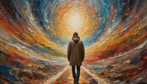 astral traveler,ascension,inner space,inner light,transcendence,the mystical path,consciousness,psychedelic art,enlightenment,spirituality,vertigo,vortex,the universe,oil painting on canvas,the pillar of light,light bearer,dr. manhattan,the path,flow of time,the wanderer,Photography,General,Natural