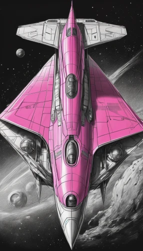 pink vector,spaceplane,pink quill,the pink panter,vulcan,starship,delta-wing,grumman x-29,fast space cruiser,space ship,space ships,supersonic fighter,the pink panther,spaceships,f-111 aardvark,lockheed yf-12,victory ship,pink family,spaceship,x-wing,Illustration,Black and White,Black and White 30