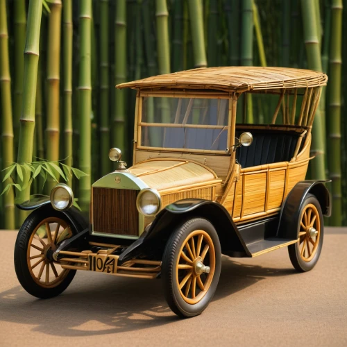 bamboo car,wooden car,3d car model,ford model b,ford model t,wooden wagon,old model t-ford,benz patent-motorwagen,ford model a,hawaii bamboo,model t,austin 7,steam car,delage d8-120,bamboo frame,sustainable car,illustration of a car,woody car,wooden carriage,e-car in a vintage look,Art,Classical Oil Painting,Classical Oil Painting 14