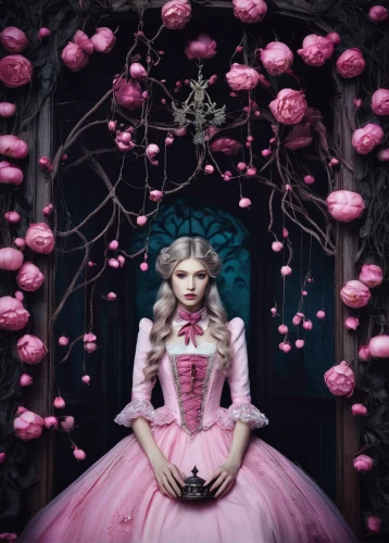 marionette,wonderland,alice,rosa 'the fairy,eglantine,alice in wonderland,fairy queen,rosa ' the fairy,the sleeping rose,rosebushes,fairy tale character,wild roses,wild rose,scent of roses,fallen petals,way of the roses,secret garden of venus,rosarium,yulan magnolia,doll kitchen,Photography,Artistic Photography,Artistic Photography 12