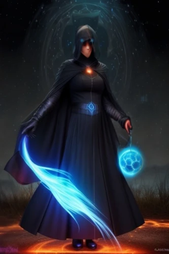 abaya,sorceress,magus,cloak,shaper,nebula guardian,archimandrite,astral traveler,grimm reaper,dodge warlock,sci fiction illustration,gear shaper,darth talon,goddess of justice,blue enchantress,figure of justice,mage,star mother,priestess,magic grimoire