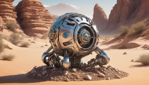 scarab,droid,desert planet,merzouga,carapace,alien warrior,wadirum,bb8-droid,minibot,martian,sphinx pinastri,teardrop camper,droids,mojave,desert,hubcap,argus,nomad,desert flower,the desert,Conceptual Art,Sci-Fi,Sci-Fi 03