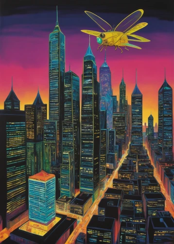 kryptarum-the bumble bee,drone bee,radio-controlled helicopter,helicopter,artificial fly,rescue helipad,quadcopter,helipad,skycraper,cd cover,sky city,rescue helicopter,sci fiction illustration,rotorcraft,drones,high-wire artist,yellow jacket,ambulancehelikopter,city in flames,gnat,Conceptual Art,Graffiti Art,Graffiti Art 10