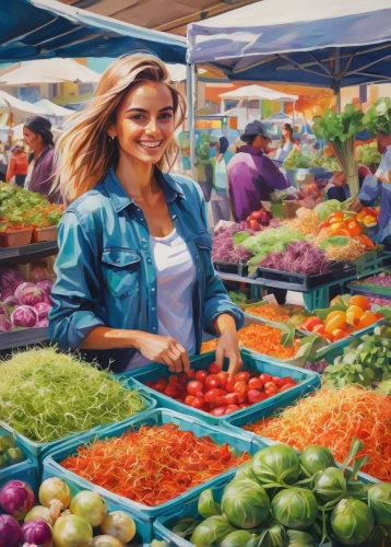 farmers market,farmer's market,market vegetables,market fresh vegetables,watermelon painting,colorful vegetables,market introduction,oil painting on canvas,colored pencil background,farmers local market,vegetable market,hippy market,market,vegan nutrition,fresh vegetables,fruit market,the market,chile and frijoles festival,market fresh bell peppers,large market,Illustration,Paper based,Paper Based 04