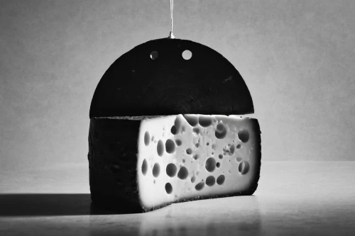 cheese grater,danbo cheese,grana padano,pandoro,hanging lamp,kitchen grater,grater,panettone,roquefort,spice grater,cheese slicer,hanging clock,tea infuser,saint-paulin cheese,colander,telephone hanging,particular bell,shuttlecock,insect house,climbing helmet,Illustration,Black and White,Black and White 33