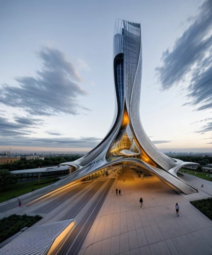 futuristic architecture,kazakhstan,toronto city hall,minsk,volgograd,renaissance tower,zhengzhou,tashkent,tatarstan,ekaterinburg,ulaanbaatar centre,tehran,stalin skyscraper,tianjin,the skyscraper,calatrava,azerbaijan,moscow city,international towers,uzbekistan,Architecture,Commercial Building,Futurism,Organic Futurism
