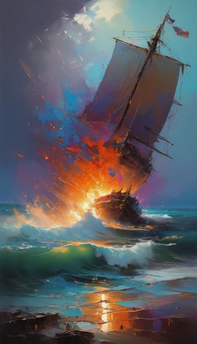 sea sailing ship,sail ship,shipwreck,sailing ship,ship wreck,scarlet sail,tallship,sea landscape,sailboat,sailing,sailing ships,sailing boat,the wreck of the ship,sail boat,sail,pirate ship,sailer,sea fantasy,tall ship,sailing-boat,Conceptual Art,Sci-Fi,Sci-Fi 22