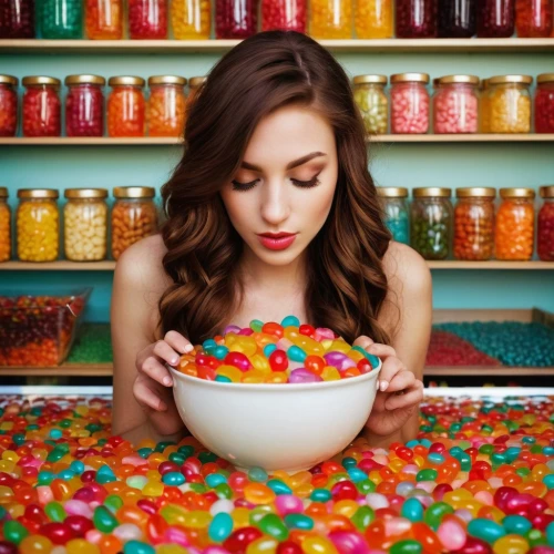 girl with cereal bowl,tutti frutti,orbeez,cereal,colorful background,food coloring,brigadeiros,candy shop,girl in the kitchen,candy store,in the bowl,fruit mix,colorful,gummybears,confectioner,candy bar,candies,candy crush,colorful pasta,cereals,Photography,Artistic Photography,Artistic Photography 14
