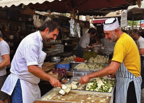 za'atar,sicilian cuisine,adana kebabı,mediterranean cuisine,gözleme,cuisine of madrid,iranian cuisine,jewish cuisine,mediterranean diet,vendors,beyti kebab,turkish cuisine,carciofi alla giudia,turkish specialty,ekmek kadayıfı,bacalhau,apulia,market stall,street food,spice souk,Illustration,Black and White,Black and White 06