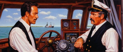 wheelhouse,seafaring,sailors,navigation,caravel,portuguese galley,friendship sloop,bearing compass,skipper,seafarer,key-hole captain,inflation of sail,marine electronics,sea fantasy,transport panel,galley,cd cover,wherry,boat operator,maritime,Illustration,American Style,American Style 07