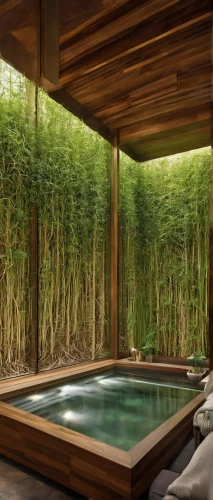 bamboo curtain,bamboo plants,bamboo forest,hawaii bamboo,japanese-style room,luxury bathroom,bamboo,grass roof,bamboo frame,ryokan,zen garden,dug-out pool,health spa,eco hotel,junshan yinzhen,japanese zen garden,day spa,landscape designers sydney,landscape design sydney,japanese architecture,Illustration,American Style,American Style 04