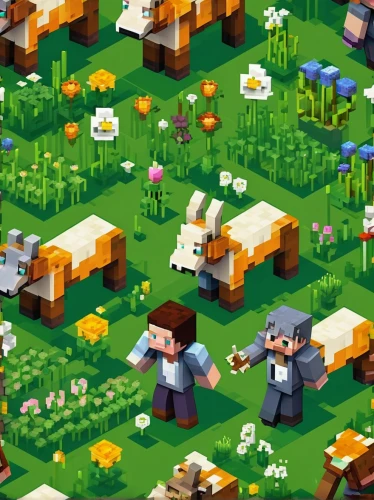 farm animals,tileable patchwork,farm pack,cube background,villagers,farms,farming,block of grass,april fools day background,flowers field,bee farm,grass family,field of flowers,chicken farm,herd of goats,a flock of sheep,agricultural,cow herd,agriculture,flower field,Unique,Pixel,Pixel 03