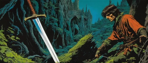 quarterstaff,heroic fantasy,swordsman,guards of the canyon,king sword,swordsmen,excalibur,swords,the wanderer,samurai sword,robin hood,staves,sword,longbow,highlander,scythe,sward,patrol,scepter,dunun,Conceptual Art,Daily,Daily 09