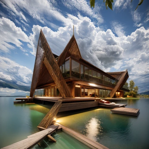 house by the water,floating huts,over water bungalows,stilt house,cube stilt houses,over water bungalow,house with lake,tropical house,boat house,houseboat,holiday villa,asian architecture,dunes house,house of the sea,wooden house,stilt houses,eco hotel,southeast asia,floating island,luxury property