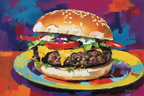 hamburger,painted grilled,veggie burger,grilled food sketches,burger,cheeseburger,big hamburger,burgers,the burger,classic burger,buffalo burger,hamburger plate,hamburgers,hamburger set,modern pop art,gator burger,burguer,hamburger vegetable,burger emoticon,cheese burger,Conceptual Art,Oil color,Oil Color 25