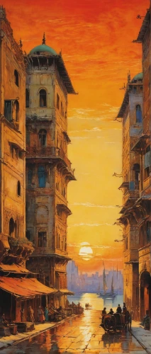 venetian,portofino,italian painter,ponte vecchio,fishing village,hallia venezia,venezia,murano,naples,gondolier,kowloon,venice,oil painting on canvas,dubrovnik city,rustico,florentine,malta,gunkanjima,hashima,orientalism,Art,Classical Oil Painting,Classical Oil Painting 42