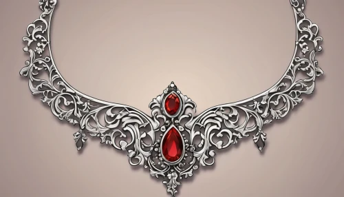 necklace with winged heart,art nouveau design,diamond pendant,filigree,necklace,diadem,gift of jewelry,red heart medallion,christmas jewelry,jewellery,art deco ornament,art nouveau frame,body jewelry,collar,openwork frame,jewelry（architecture）,bridal jewelry,grave jewelry,jewelry florets,house jewelry,Illustration,Japanese style,Japanese Style 07