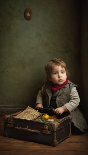 child with a book,child portrait,photographing children,conceptual photography,old suitcase,vintage children,portrait photography,portrait photographers,vintage doll,foundling,photos of children,still life photography,child's diary,newborn photography,children's christmas photo shoot,suitcase,vintage boy and girl,child,wooden toys,antique background,Photography,Documentary Photography,Documentary Photography 13