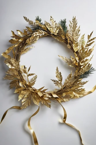 laurel wreath,golden wreath,gold foil wreath,gold foil laurel,art deco wreaths,gold leaves,gold foil crown,gold crown,gold new years decoration,gold leaf,floral ornament,diadem,holly wreath,couronne-brie,christmas wreath,swedish crown,crown of thorns,golden crown,wreath,christmas garland,Photography,Black and white photography,Black and White Photography 07