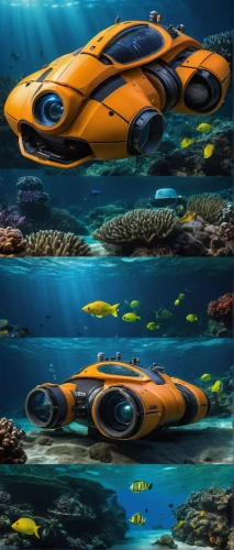 deep-submergence rescue vehicle,submersible,semi-submersible,concept car,futuristic car,swimming machine,continental shelf,nemo,cayman,aquatic animals,moray,buoyancy compensator,under sea,underwater background,manta,personal water craft,undersea,aquatic life,concept art,citroën nemo,Photography,General,Natural