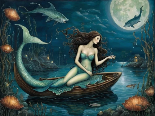 mermaid background,believe in mermaids,rusalka,water nymph,mermaid,siren,mermaids,the sea maid,green mermaid scale,let's be mermaids,merfolk,fantasy picture,the night of kupala,the zodiac sign pisces,fantasy art,mermaid vectors,girl with a dolphin,tour to the sirens,faerie,mermaid scale,Illustration,Retro,Retro 06