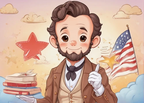 abraham lincoln,lincoln,abe,lincoln custom,abraham lincoln memorial,hamilton,founding,american stafford,lincoln cosmopolitan,lincoln monument,american frontier,patriotism,abraham lincoln monument,eleven,jefferson,lincoln memorial,patriot,liberty cotton,july 4th,bartholdi,Illustration,Japanese style,Japanese Style 01
