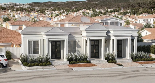 bendemeer estates,new housing development,luxury home,house with caryatids,townhouses,luxury property,3d rendering,luxury real estate,residential house,mansion,residential,large home,muizenberg,residential property,model house,private estate,villas,villa,doric columns,row of houses