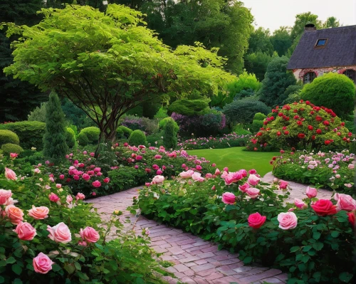 rose garden,cottage garden,landscape rose,flower garden,flower borders,english garden,flowering shrubs,rosebushes,gardens,giverny,rose bush,garden roses,secret garden of venus,blooming roses,ornamental shrubs,splendor of flowers,garden rose,nature garden,old country roses,flower border,Illustration,American Style,American Style 08